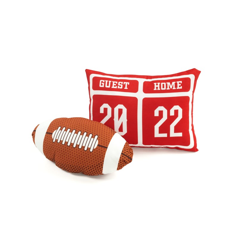 Lush Decor American Football Reversible Oversized Kids 5 Piece Quilt