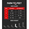 Farm to Feet Everyday Missoula Lightweight Merino Wool Crew Socks,