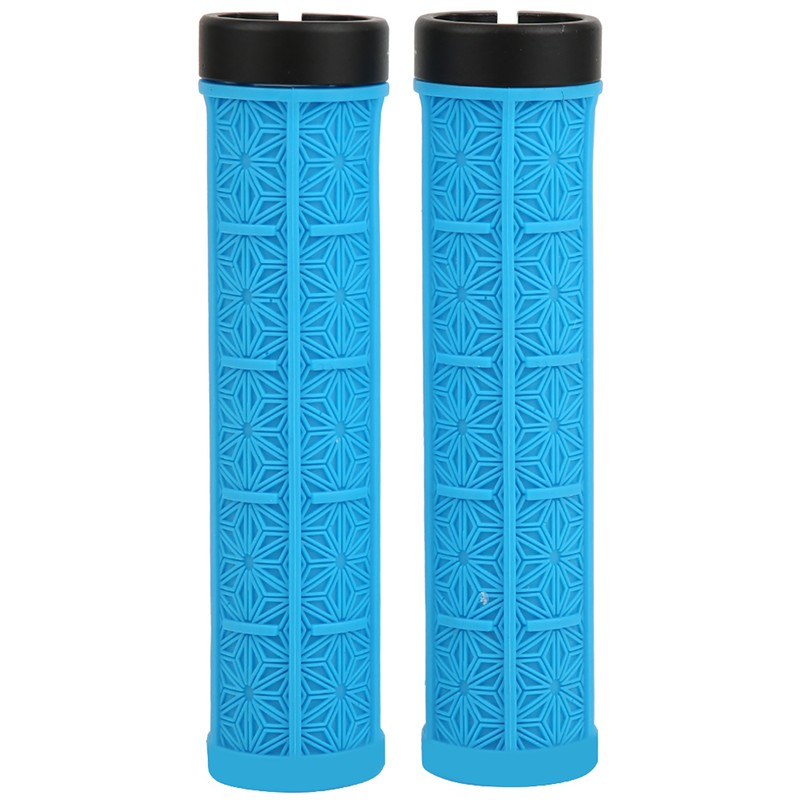 1Pair Mountain Bike Silicone Handlebar Grip Cover Unilateral Locked Non-slip