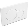 Dual Flush Actuator Plate Front Actuation Compatible with Geberit 115.770.11.5
