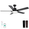 Orison Ceiling Fans with Lights, 52 inch Low Profile Ceiling