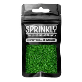 SPRINKLY - Matt Sugar Strands - Dark Green - 30g