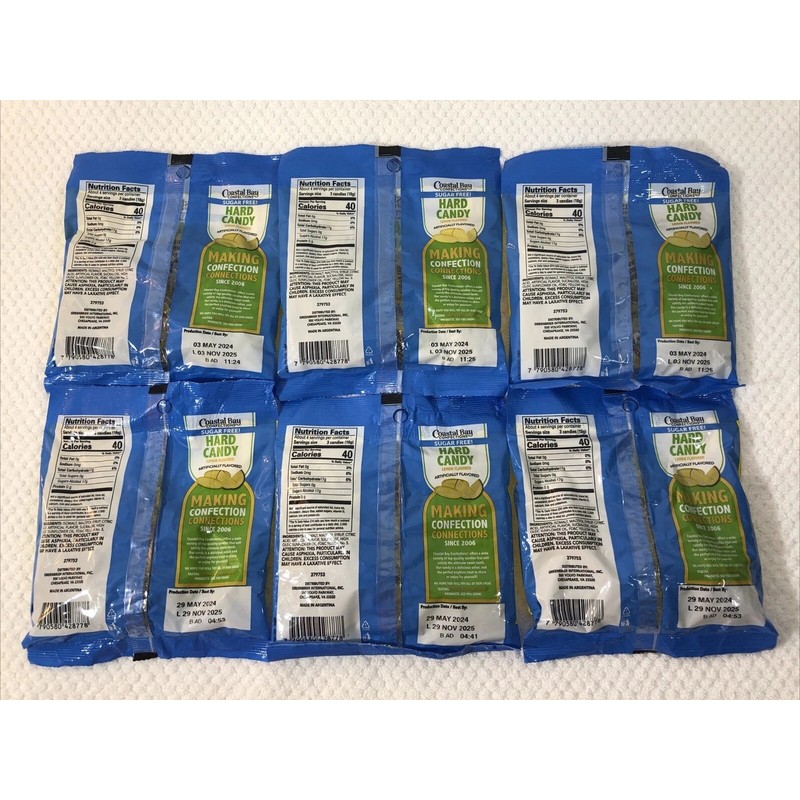 COASTAL BAY "SUGAR FREE" LEMON 🍋 FLAVOR HARD CANDY 2.75oz