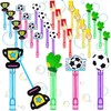 24 Pcs Soccer Bubble Wands, Soccer Party Favors & Goodie