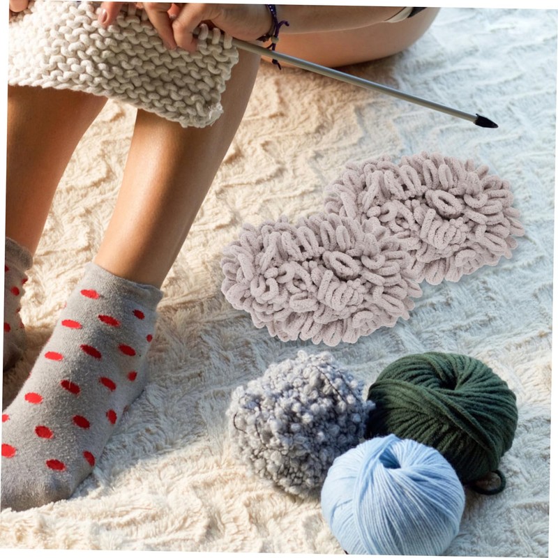 OHPHCALL 1 Roll Chunky Wool Yarn for DIY Knitting Projects