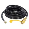 MENSI 20 Feet Natural & Propane Gas Hose with 3/8