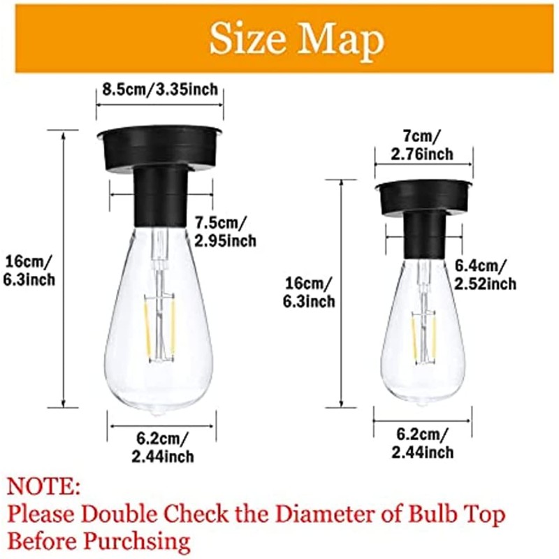 Eaokwfp Solar Light Bulbs Solar Light Replacement Top Part with