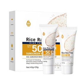 Rice Original Paste Sunscreen Moisturizing Care 2-piece set