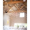 10Strings 5.9" Big Size Premade White Origami Paper Cranes Garlands