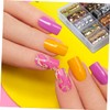 OHPHCALL Fashion Nail Foil Decoration Kit Mesh Gauze for Gel