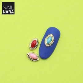 NAILNARA Ethnic Boat Stone Parts 3-Piece Set / NAILNARA 에스닉 보트 스톤파츠 3종세트