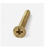 Sourcingmap M4 x 30mm Brass Bolts Machine Phillips Countersunk Screws
