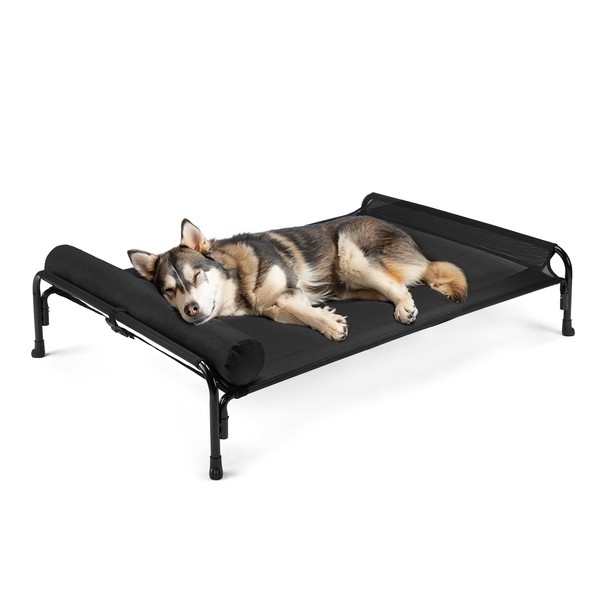 Veehoo Large Elevated Dog Bed, Raised Dog Cot Bed with