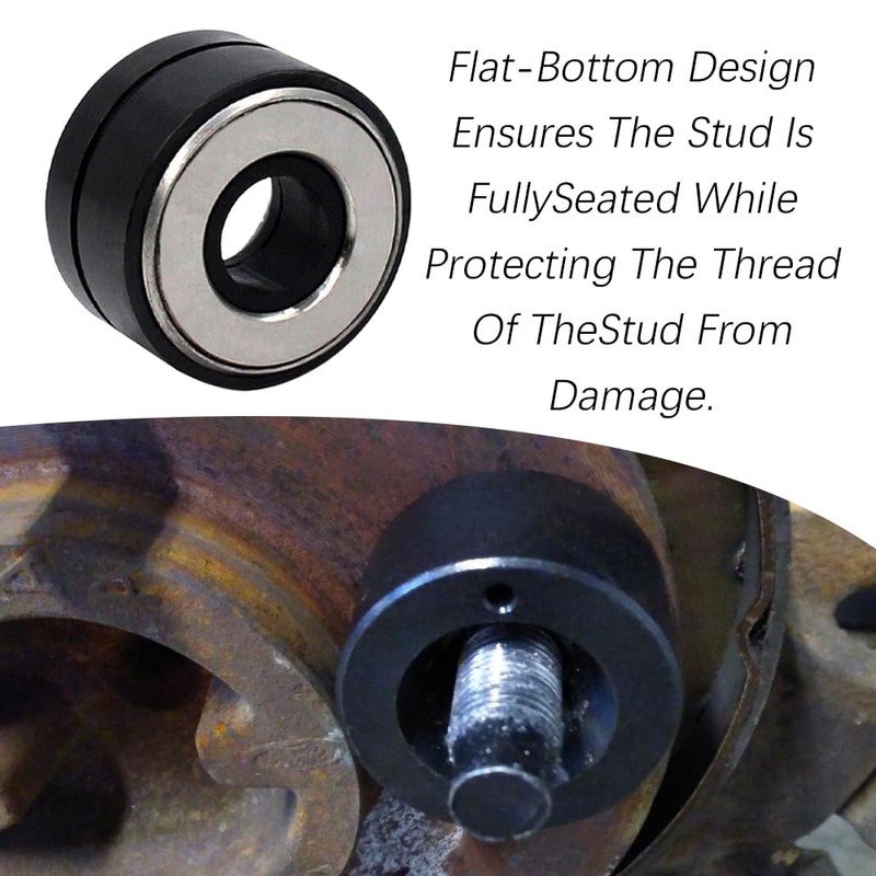 Wheel Stud Installer, Tire Stud Tool, Stud Rust Removal Tool,