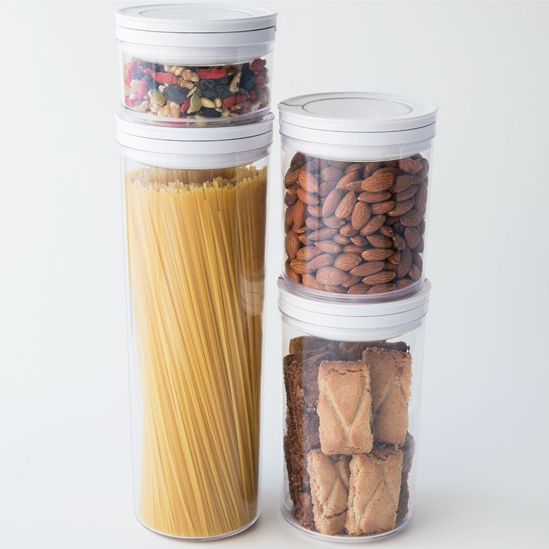 Aoyoshi CASUAL PRODUCT 578908 Round Nice Touch Canister, 23.0 fl
