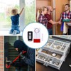 Lancoon Door Window Open Alarm, Wireless Remote Control Magnetic Sensor