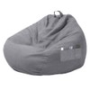 Bean Bag Cover with Handle and Side Pockets Lazy Bag