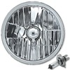 Octane Lighting 7 Inch Crystal Glass/Metal Headlight 60/55 Halogen H4