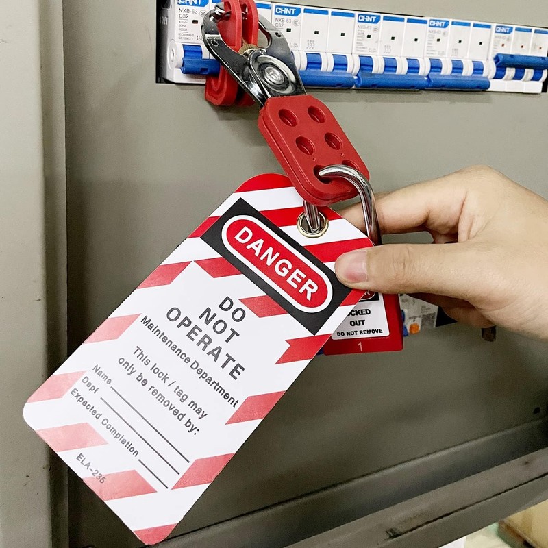 Lockout Tagout Kit Electrical Loto - Clamp-On Circuit Breaker Lockout,
