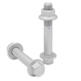 10.9 Hardened for 1983-2011 Ford Ranger, for 1994-2009 Mazda B-Series Pickup Rear Lower Shock Mounting Bolt Kit, Silver Dacromet Coated