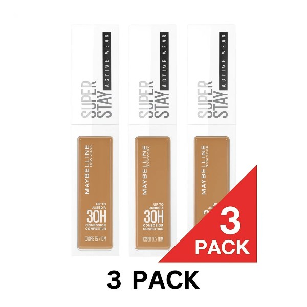 Maybelline Super Stay 30H Concealer 10ml 3 Pack New Sealed