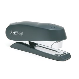 Rapesco 0238 Luna Front Loading Stapler, 50 Sheet Capacity, Charcoal