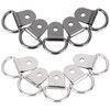 X AUTOHAUX Tie-Down Rings Trailer Anchors D-Ring Fixed Anchor for