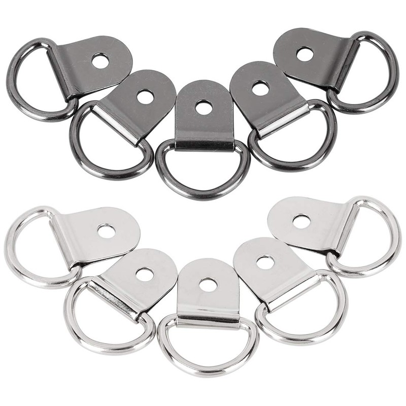 X AUTOHAUX Tie-Down Rings Trailer Anchors D-Ring Fixed Anchor for
