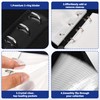 1 Pocket Card Binder with Zipper, 100 Pockets Mini Trading
