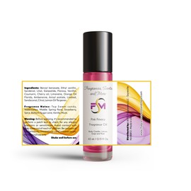 Pink Privacy Fragrance Oil - 0.33 Fl Oz Glass Roll On (10ml)