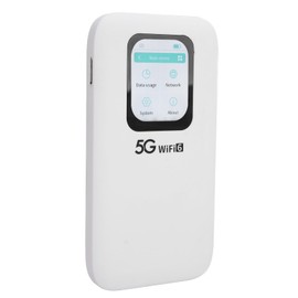 5G Mobile Hotspot with WiFi 6 2.77Gbps Speed IP67 Rugged Portable WiFi for Travel, 16 Device Support Band Connectivity