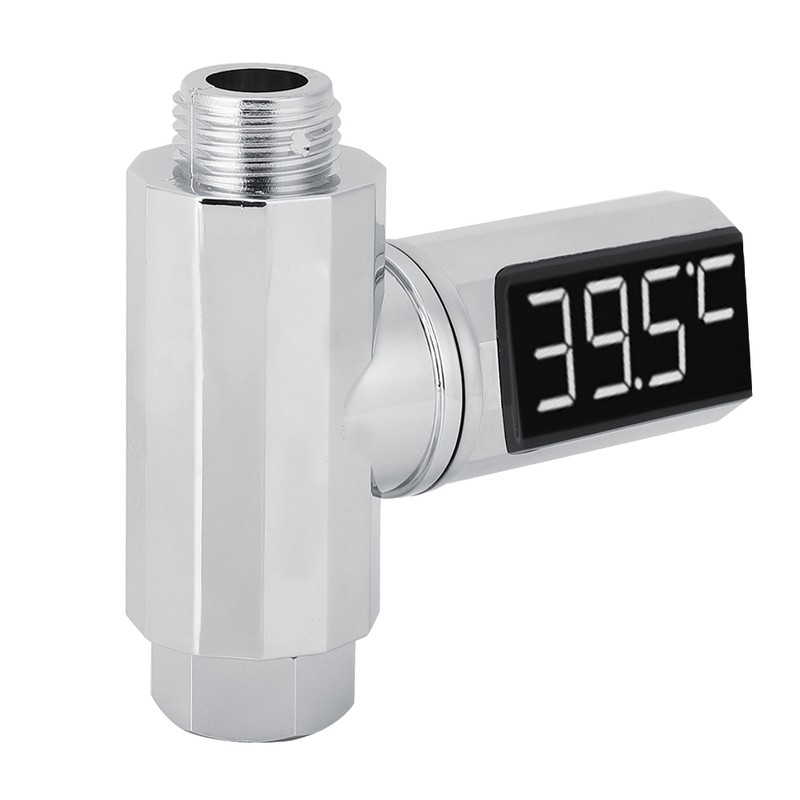 Waterproof LED Water Thermometer Visible Gauge Sensor 360 Degree Rotation