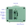 Wuyiway Analog Alarm Clock for Bedroom,Silent Non Ticking,Lighted on Demand