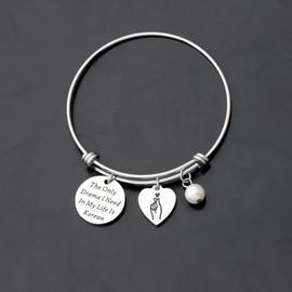 Zuo Bao K-drama Lover Gift Korean Tv Shows Jewelry the Only Drama I Need in My Life is Korean Bracelet K Drama Addict Gift K-pop Lover Gift（the Only Drama）