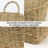 Kultilanda Hanging Wall Basket Handwoven Wicker Basket for Plants, Flowers
