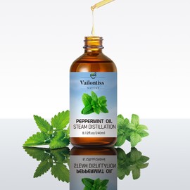 Vailontiss Peppermint Oil, Scalp & Hair Strengthening Oil, Peppermint Oil for Hair Growth, Dandruff Removal and Hair Strengthening for All Hair Types(Peppermint Oil, 8 Fl Oz)