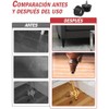 50 Niveladores para Muebles, Almohadillas de Goma Negras con Tornillos