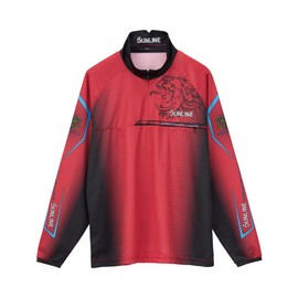 Sunline Prodry Long Sleeve Men's Fishing Gear, Red
