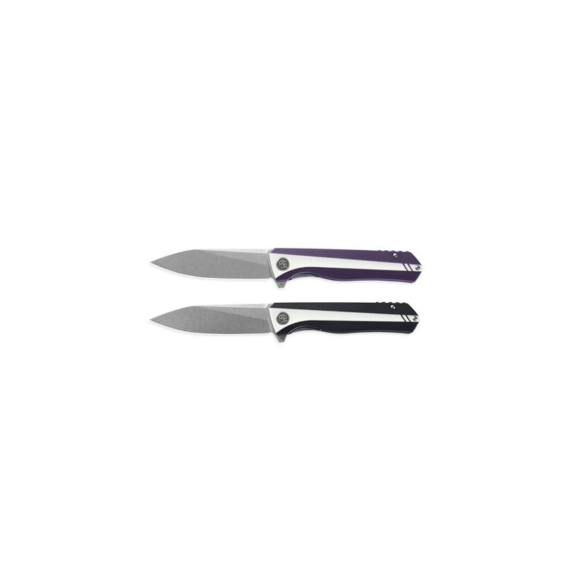 Petrified fish PF818 Cuchillo Plegable 3.54 inch Cuchilla de Black