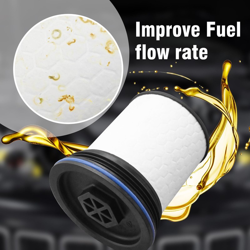 2 Pcs Diesel Fuel Filters, Replacement for Jeep Grand Cherokee