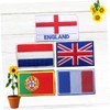 Operitacx 5pcs Natinal Flag Patch UK Flag Patch National Flag