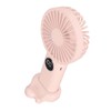 Handheld USB Fan with Base 5 Gears Wind Brushless Motor