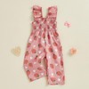 xkwyshop Toddler Baby Girl Summer Outfit Ruffle Romper Jumpsuit Strawberry