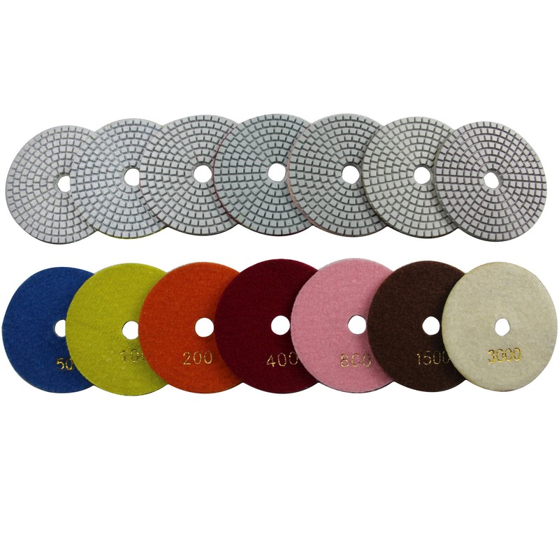 Konfor 8cm Diamond Polishing Pad Stone Polishing Pad Disc for