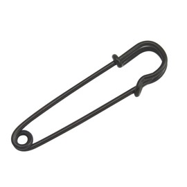 Wuuycoky Black 63mm Length Safety Pin Safety Blanket Pin Pack of 15