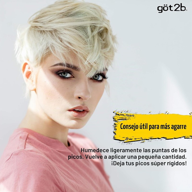 Got2b Pegado Styling Pegamento para el cabello, 6 onzas (recuento