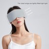Dual-Sided Sleep Mask, Adjustable Velcro Strap, Zero Pressure Design (Grey)