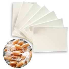 Clear Candy Wrappers for Caramels (600 Pcs SMALL 2.5 x 3.5 inches) - Natural Clear Cellophane Wrappers - Caramel Wrappers - Candy Wrappers for Chocolate - Hard Candy Wrappers - Lollipop Wrappers