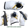 MONKEY GRIP Golf Gloves Anti-Slip Slice Pad Premium Cabretta Leather