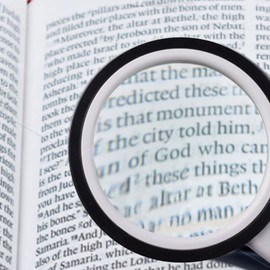 MYSOLA Lupa con luz, Lupa de Lectura 30x, Lupa de Mano con Luz LED, Luz LED para niños, Personas Mayores, Lectura, inspección, Monedas, Joyas